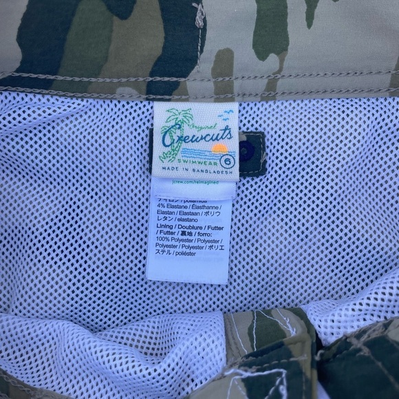 J.Crew Crewcuts Boys Size 6 Camouflage Trunks. - Picture 3 of 8